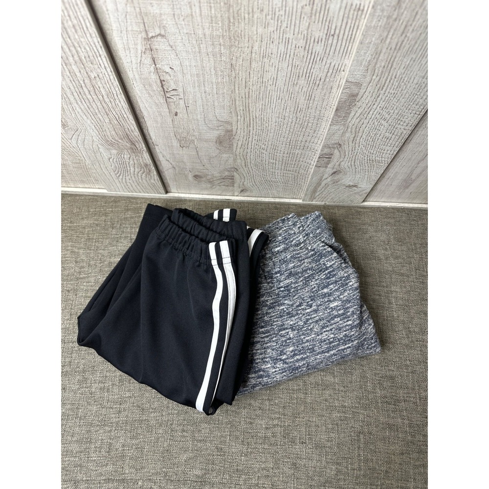 Lot of 2 Pairs of Jogger Track Pants Exercise Youth Girls Size Medium Pockets